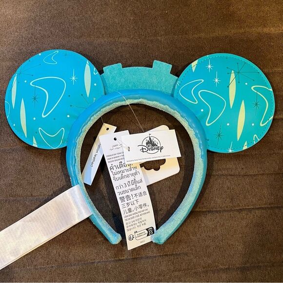 Disneyland Parks Marquee Sign Mickey Minnie Mouse Ear Headband Making Magic NWT - Picture 2 of 5